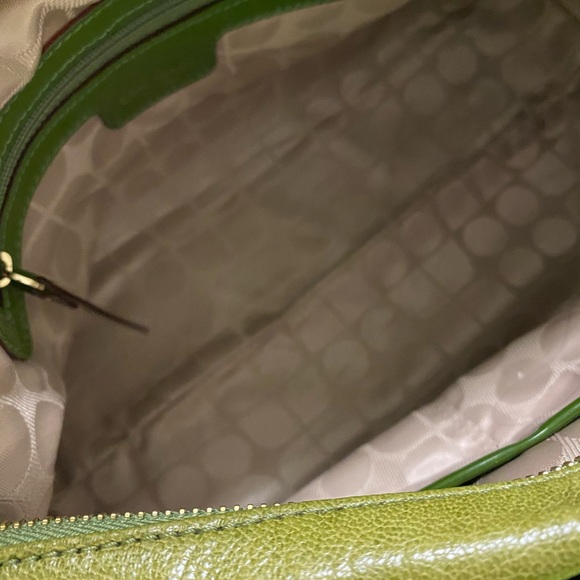 kate spade green leather shoulder bag - Picture 4 of 5